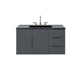 Bellamy 36" Bathroom Vanity in Gray Black