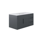 Bellamy 36" Bathroom Vanity in Gray White