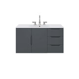 Bellamy 36" Bathroom Vanity in Gray White