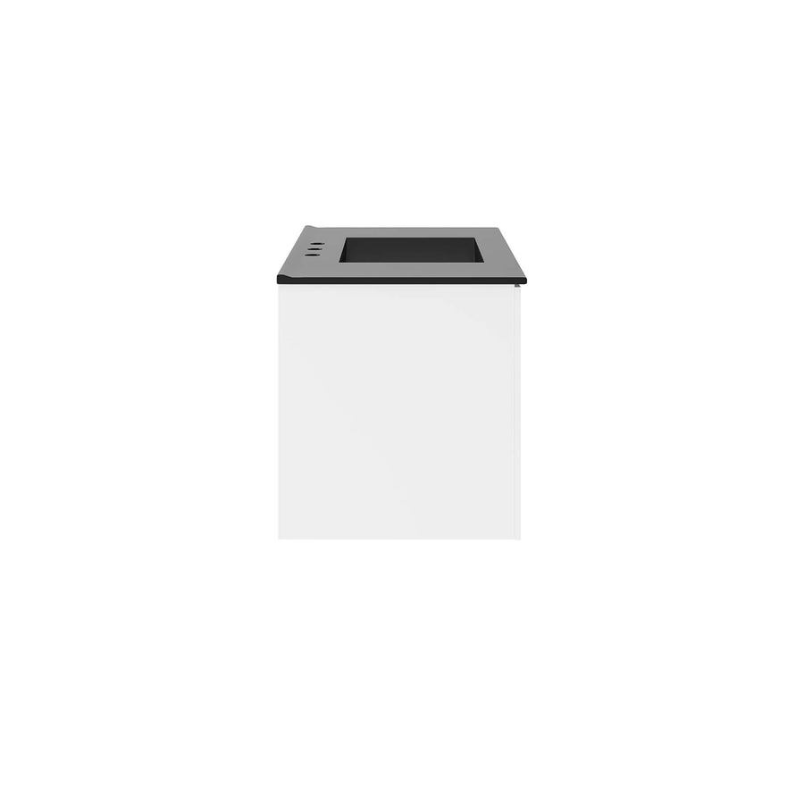 Bellamy 36" Bathroom Vanity in White Black