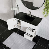 Bellamy 36" Bathroom Vanity in White Black
