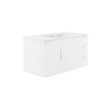 Bellamy 36" Bathroom Vanity in White White