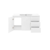 Bellamy 36" Bathroom Vanity in White White