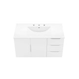 Bellamy 36" Bathroom Vanity in White White