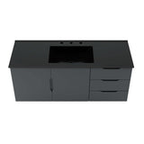 Bellamy 48" Single Sink Bathroom Vanity in Gray Black