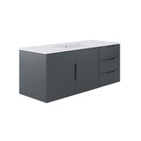 Bellamy 48" Single Sink Bathroom Vanity in Gray White