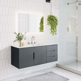 Bellamy 48" Single Sink Bathroom Vanity in Gray White