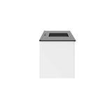 Bellamy 48" Single Sink Bathroom Vanity in White Black