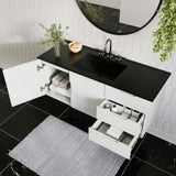 Bellamy 48" Single Sink Bathroom Vanity in White Black