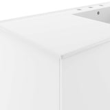 Bellamy 48" Single Sink Bathroom Vanity in White White