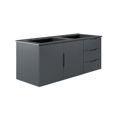 Vitality 48" Double Sink Bathroom Vanity by Furniture For America