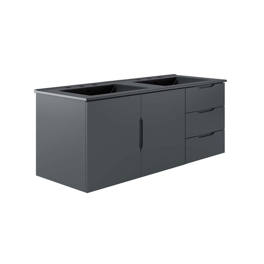 Vitality 48" Double Sink Bathroom Vanity by Furniture For America