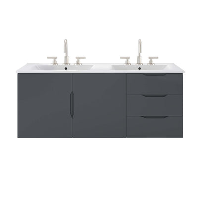 Vitality 48" Double Sink Bathroom Vanity by Furniture For America