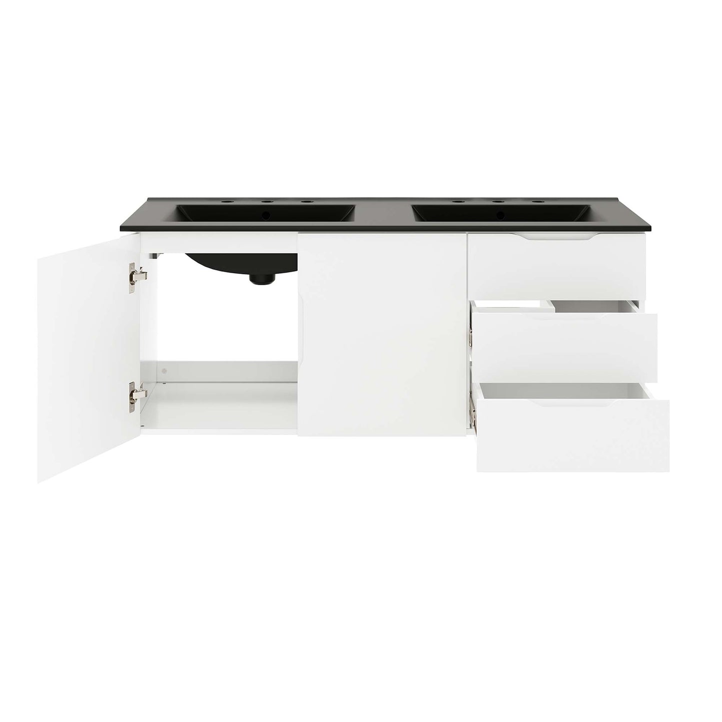 Vitality 48" Double Sink Bathroom Vanity by Furniture For America