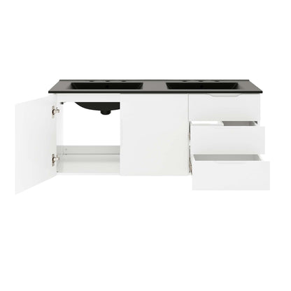 Vitality 48" Double Sink Bathroom Vanity by Furniture For America