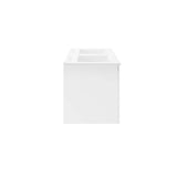 Bellamy 48" Double Sink Bathroom Vanity in White White