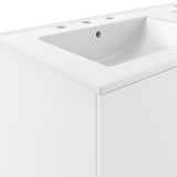 Bellamy 48" Double Sink Bathroom Vanity in White White