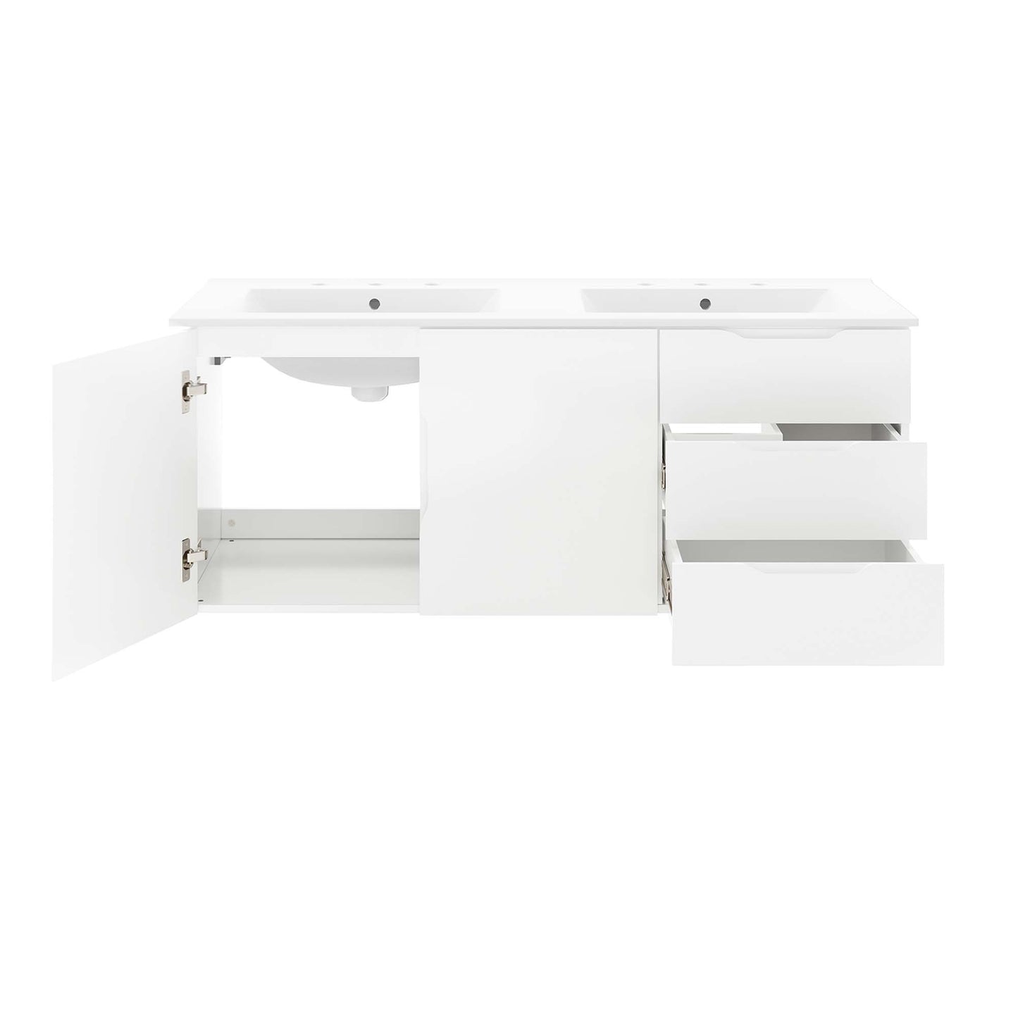 Vitality 48" Double Sink Bathroom Vanity by Furniture For America