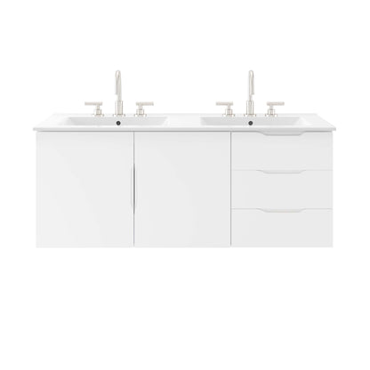 Vitality 48" Double Sink Bathroom Vanity by Furniture For America