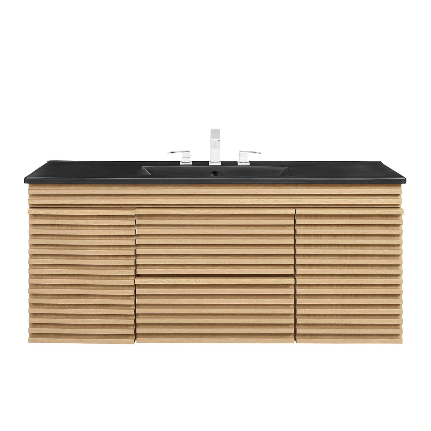 Render 48" Wall-Mount Bathroom Vanity by Furniture For America