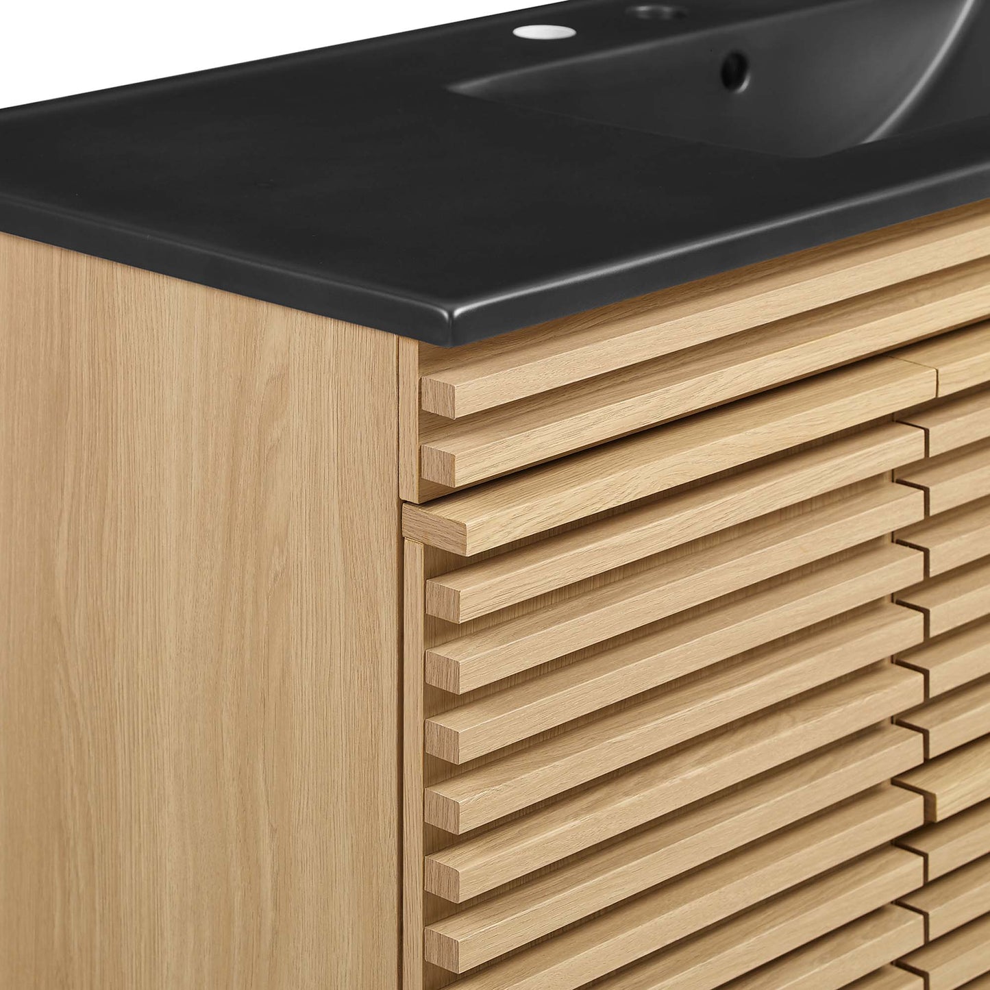 Render 48" Wall-Mount Bathroom Vanity by Furniture For America