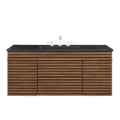 Render 48" Wall-Mount Bathroom Vanity by Furniture For America