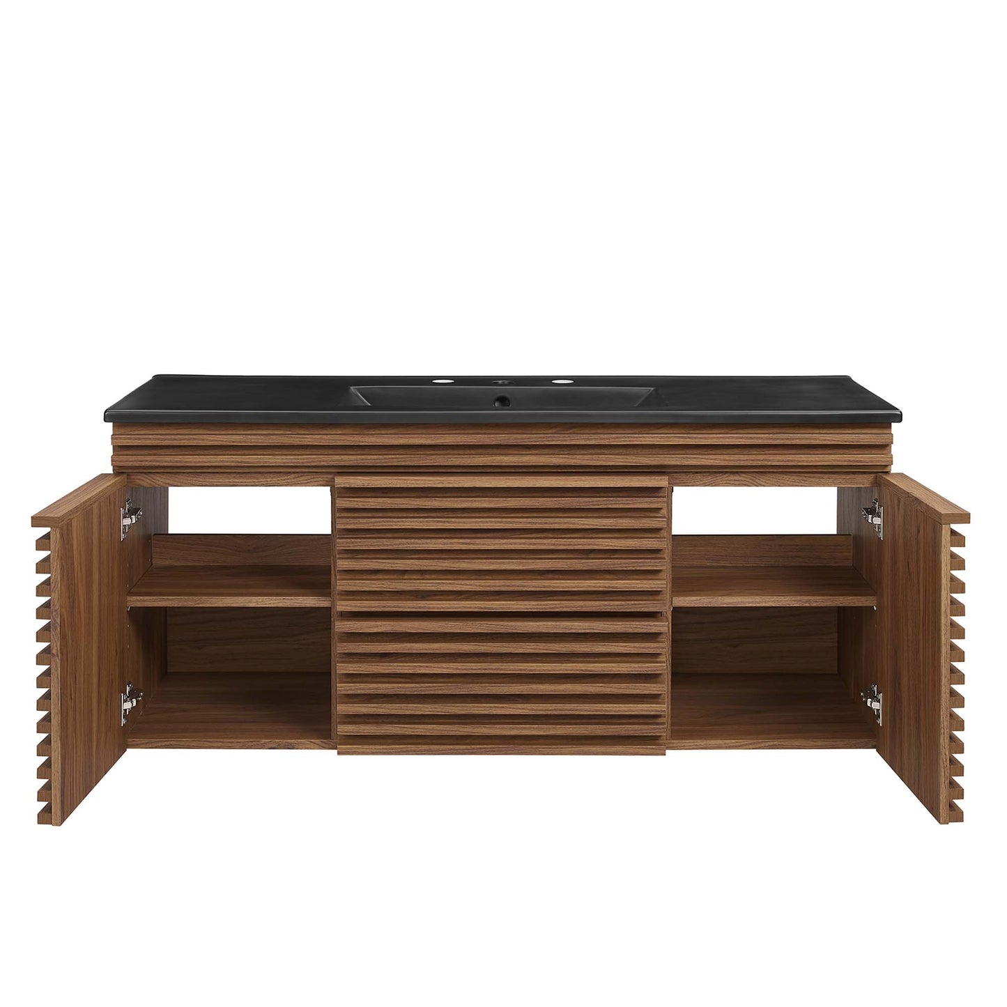 Render 48" Wall-Mount Bathroom Vanity by Furniture For America