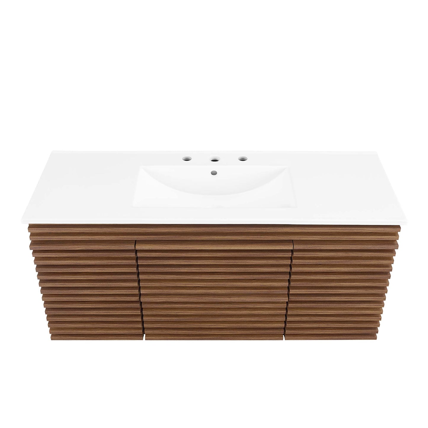 Render 48" Wall-Mount Bathroom Vanity by Furniture For America