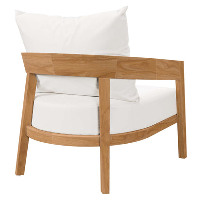 Brisbane 6-Piece Teak Wood Outdoor Patio Set by Furniture For America