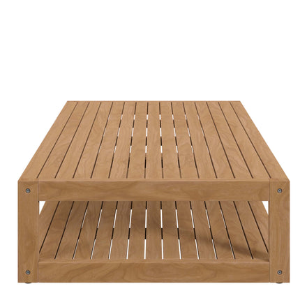 Carlsbad 6-Piece Teak Wood Outdoor Patio Set in Natural White