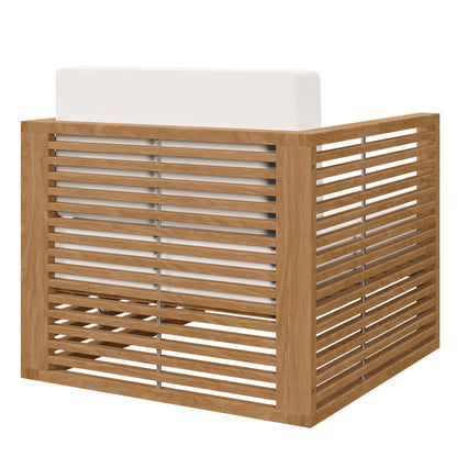 Carlsbad 3-Piece Teak Wood Outdoor Patio Set by Furniture For America