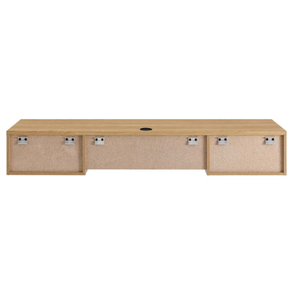 Render Wall Mount Wood Office Desk by Furniture for America
