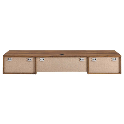 Render Wall Mount Wood Office Desk by Furniture for America