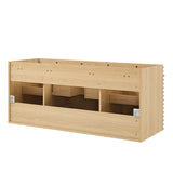 Vera 48" Single Sink Compatible (Not Included) Bathroom Vanity Cabinet in Oak