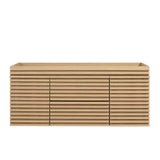 Vera 48" Single Sink Compatible (Not Included) Bathroom Vanity Cabinet in Oak