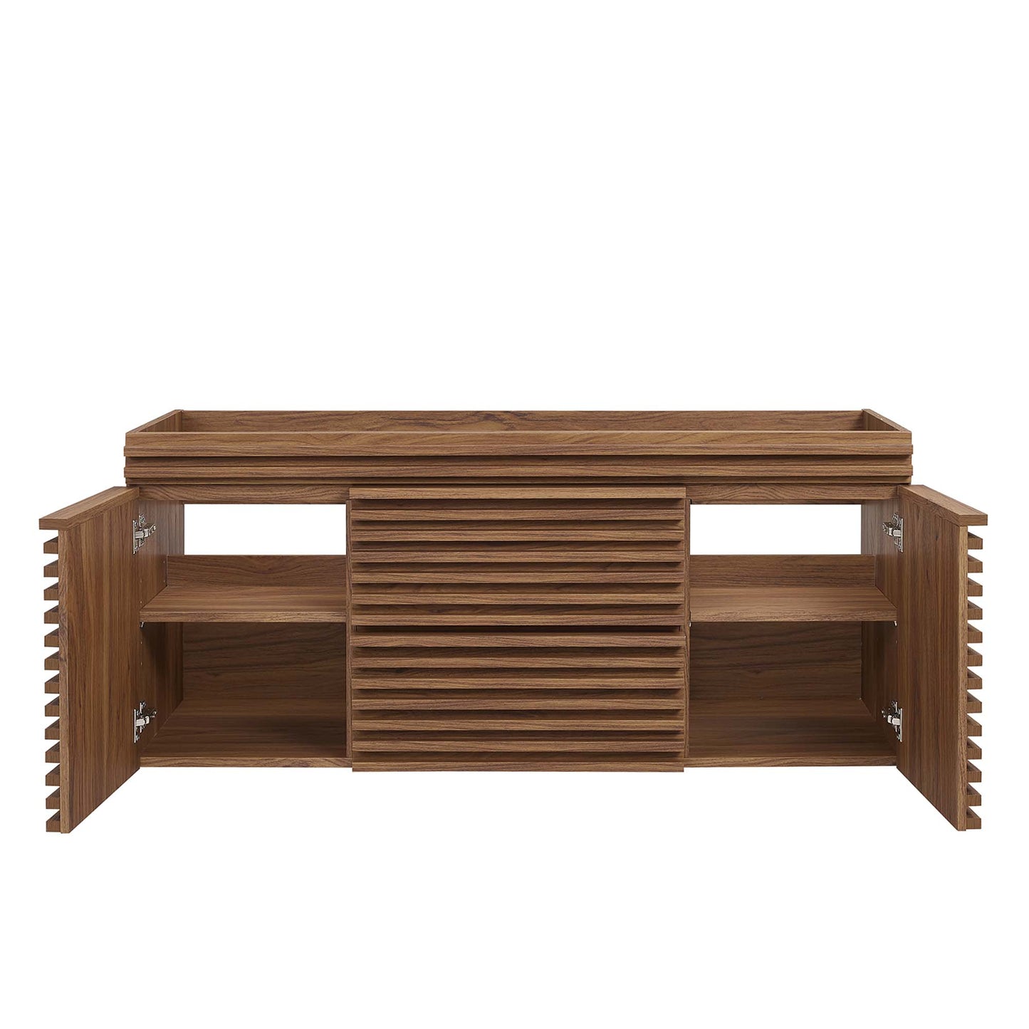 Render 48" Single Sink Compatible (Not Included) Bathroom Vanity Cabinet by Furniture For America