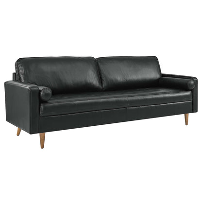 Valour 88" Leather Sofa by Furniture for America