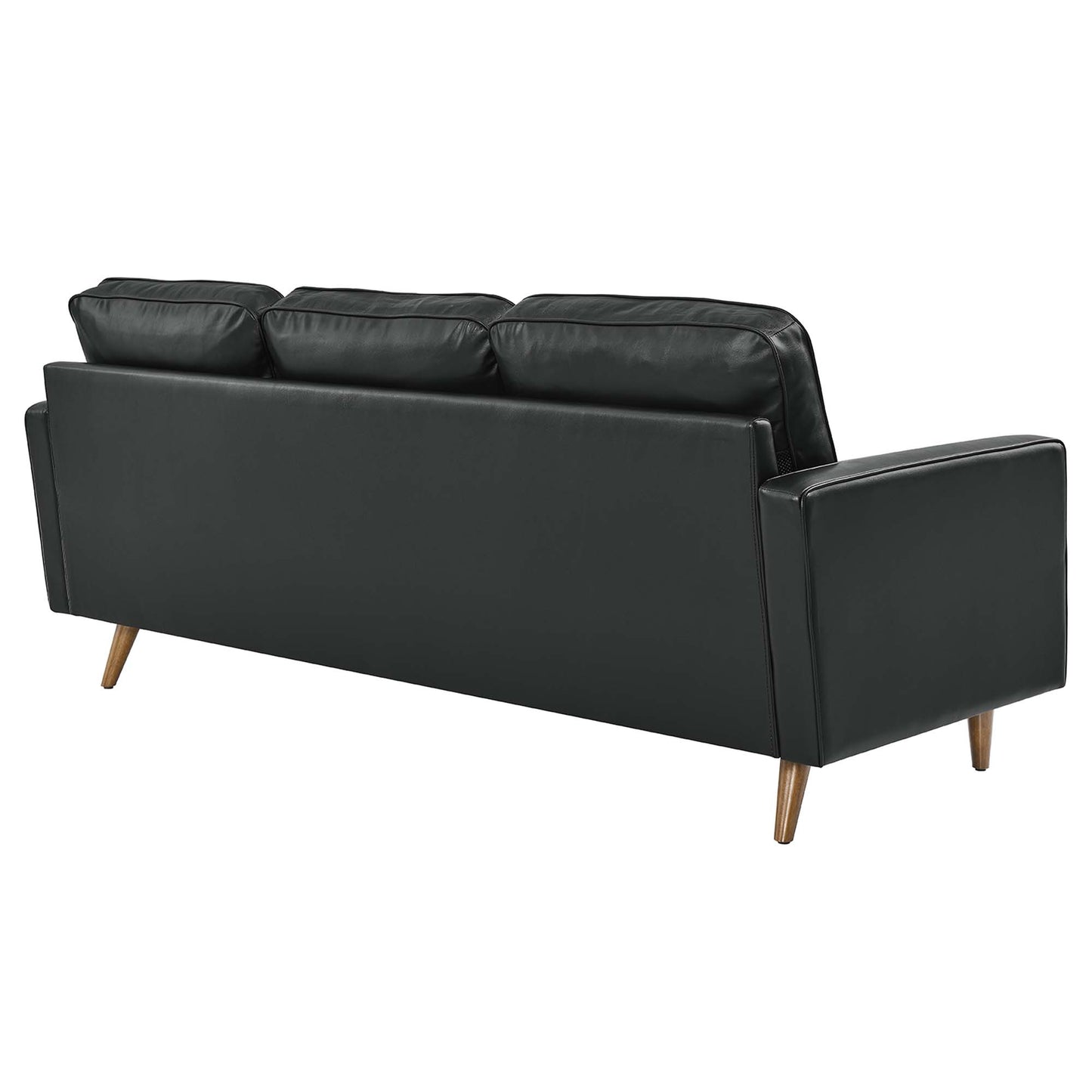 Valour 78" Leather Apartment Sectional Sofa by Furniture for America