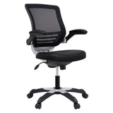 Pillar Vinyl Office Chair in Black