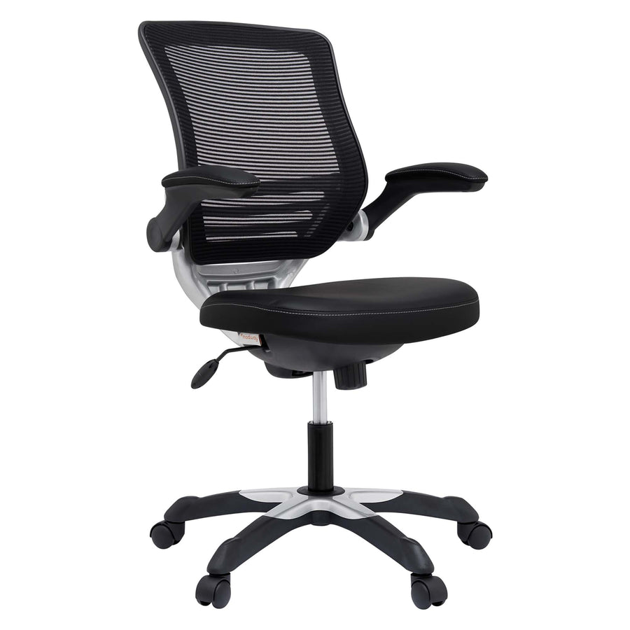 Pillar Vinyl Office Chair in Black