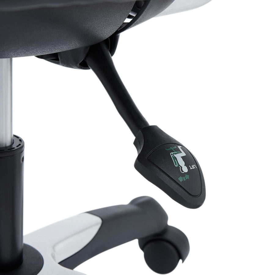 Pillar Vinyl Office Chair in Black