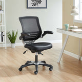 Pillar Vinyl Office Chair in Black