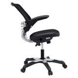 Pillar Vinyl Office Chair in Black