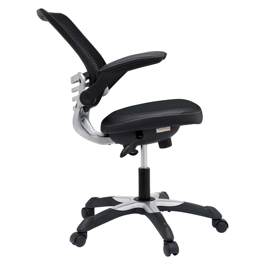 Pillar Vinyl Office Chair in Black
