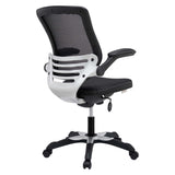 Pillar Vinyl Office Chair in Black