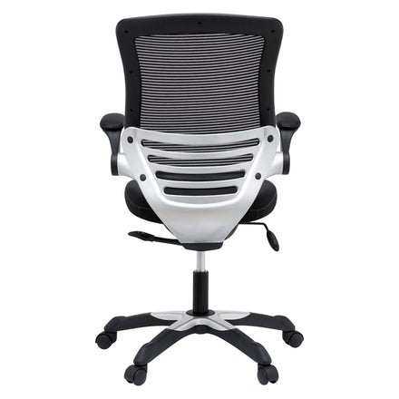 Edge Vinyl Office Chair in Black
