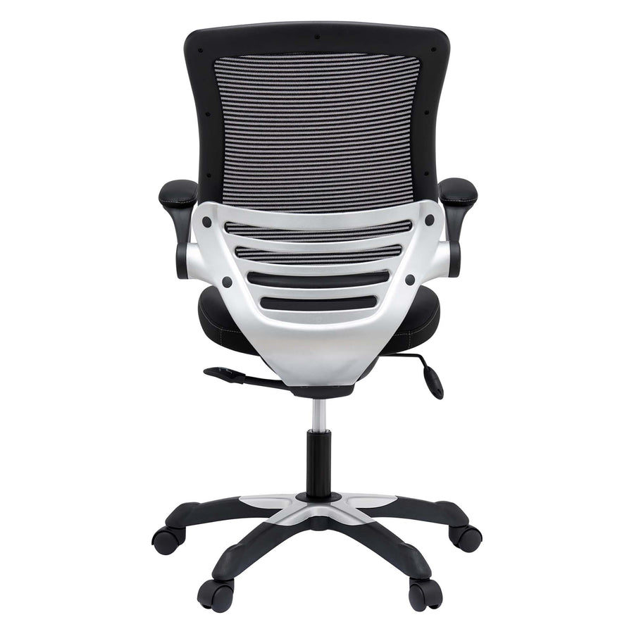 Pillar Vinyl Office Chair in Black