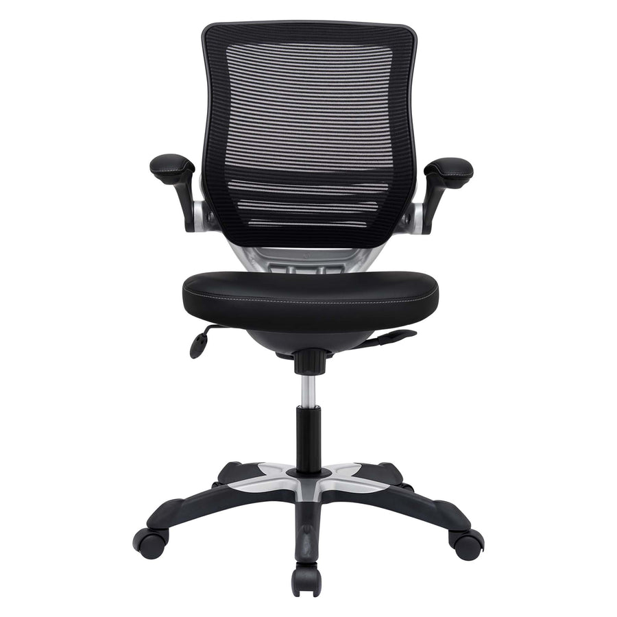 Pillar Vinyl Office Chair in Black