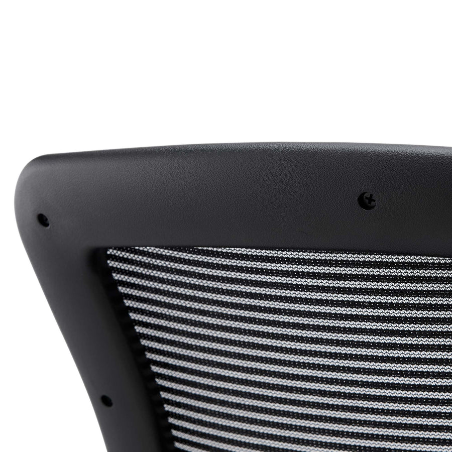 Pillar Vinyl Office Chair in Black
