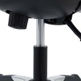 Pillar Vinyl Office Chair in Black
